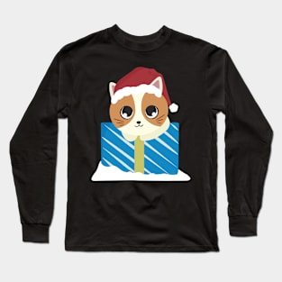 christmas cat Long Sleeve T-Shirt